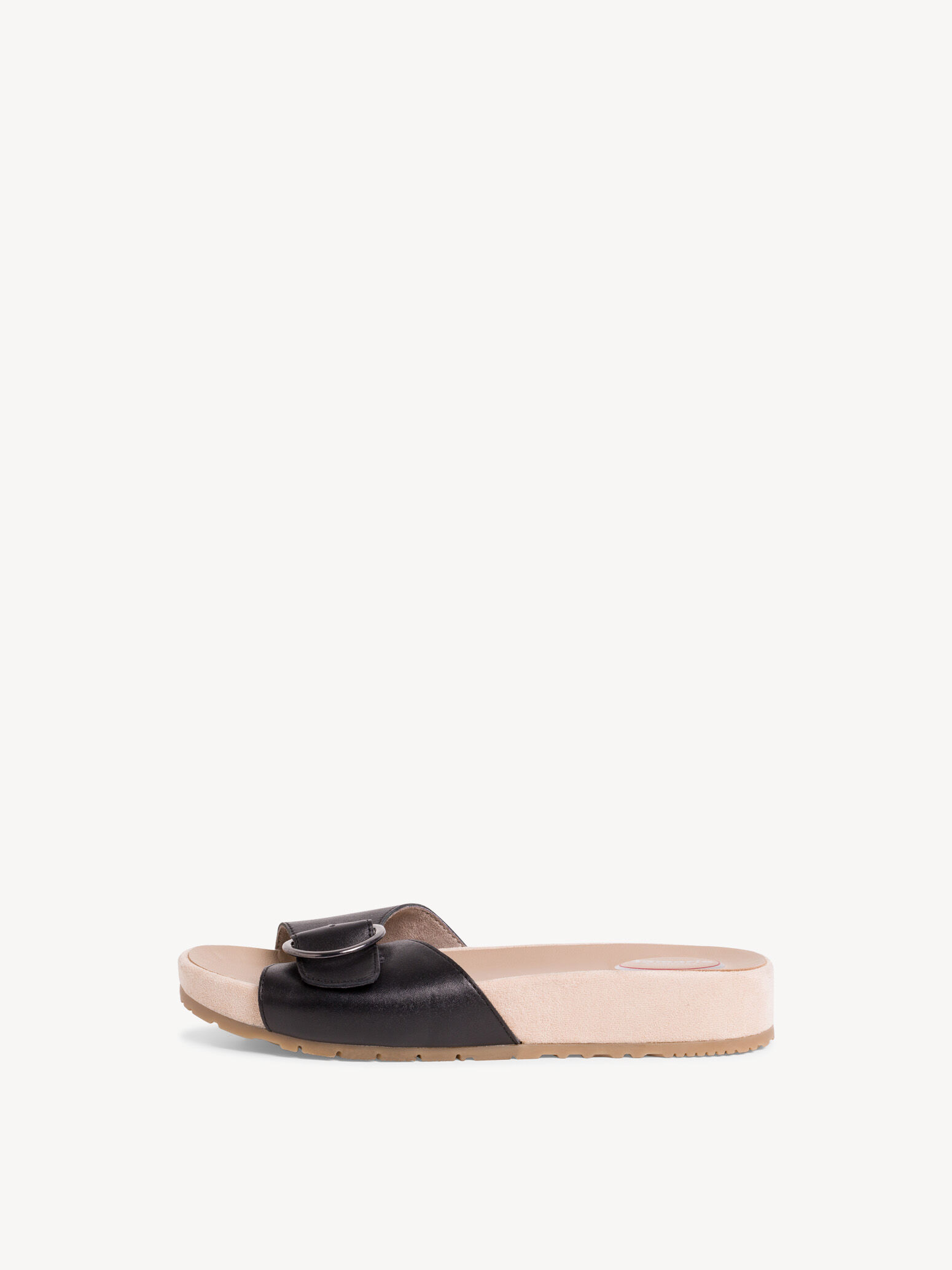 Mule en cuir - noir
