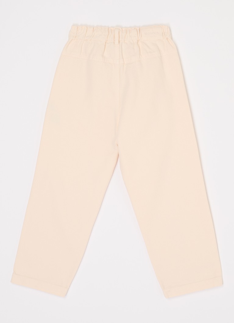 Pantaloni drepți din bumbac organic Donsje Amsterdam Phien