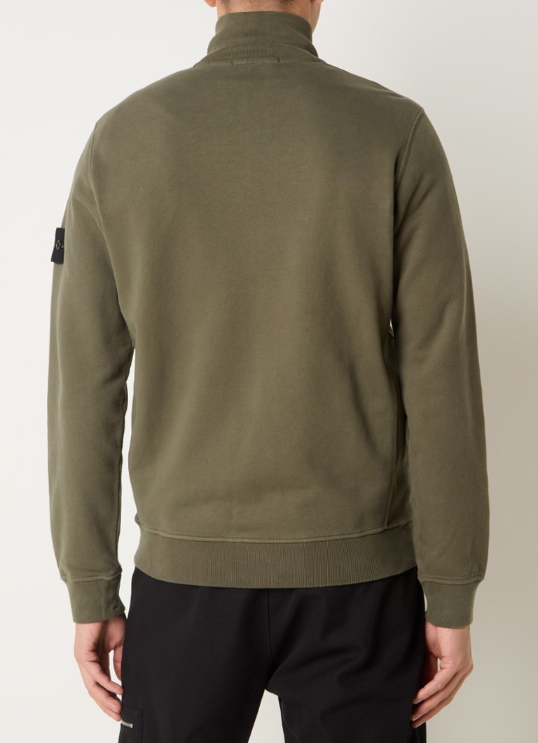 Felpa Stone Island 60720 con logo e tasche laterali