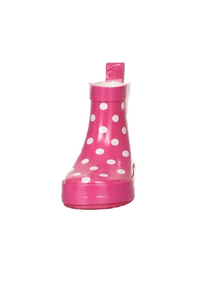Playshoes Gummistiefel Halbschaft Punkte in Pink günstig kaufen
