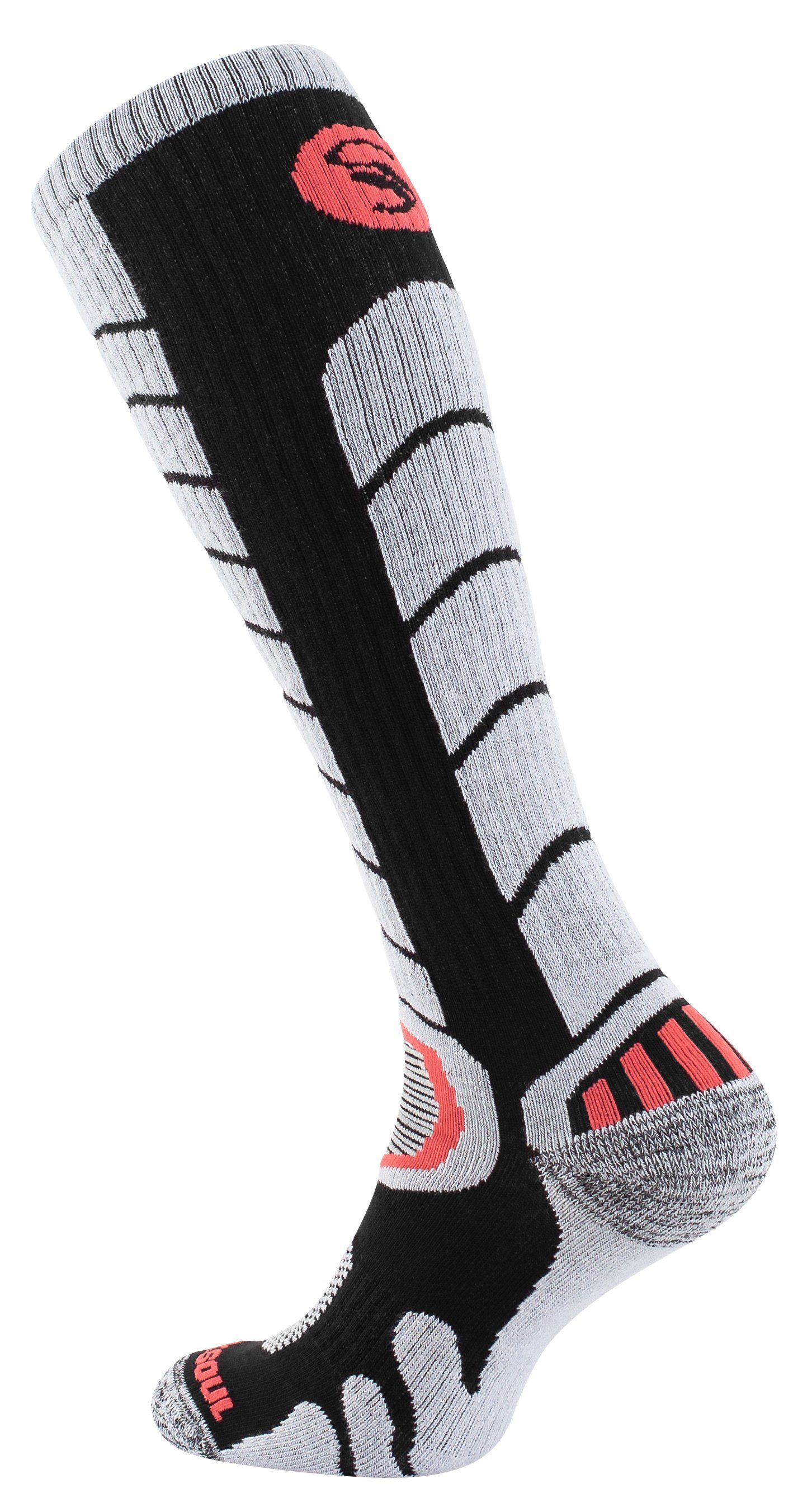 Stark Soul® Skisocken Ski & Snowboard Socken mit Spezialpolsterung, 2 Paar 2 Paar