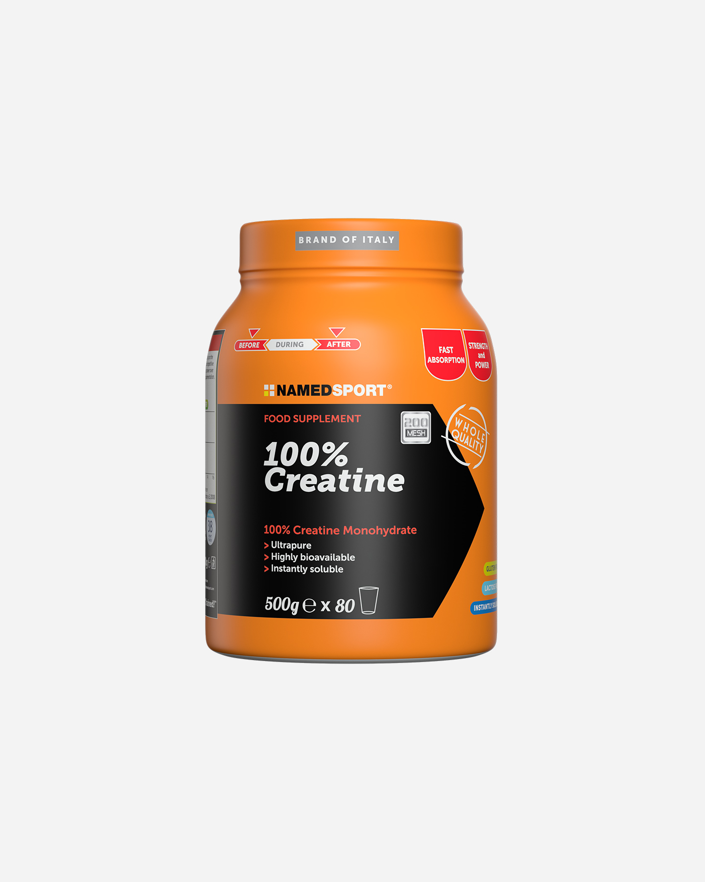 Energetico Named Sport Creatina 100% Named 500g 200 Mesh 1FO-POW-CRE-04