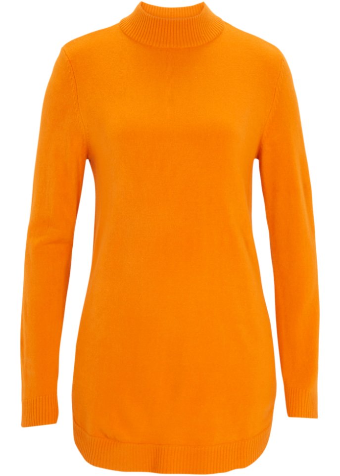 Feinstrickpullover mit Stehkragen