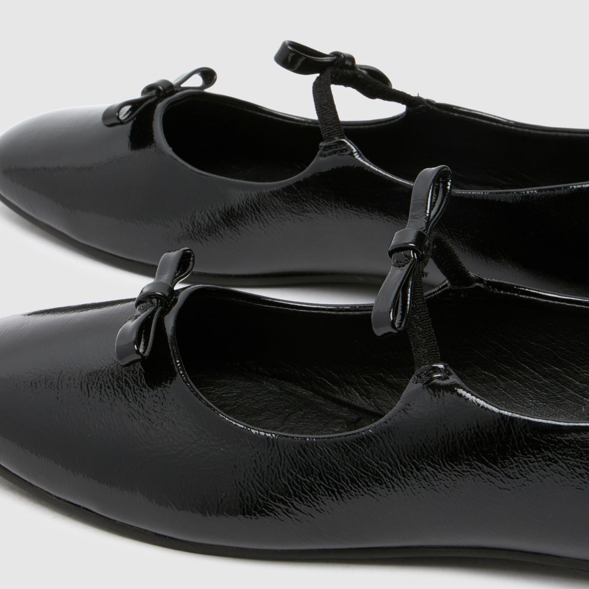 Schuh fekete holdmasni balerina lányka ifjúsági cipő