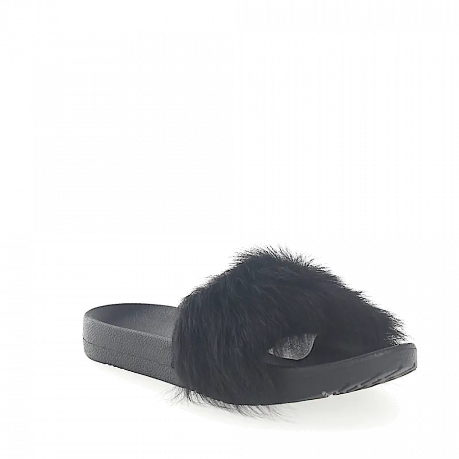UGG - Sandalen Fellschaft schwarz - schwarz