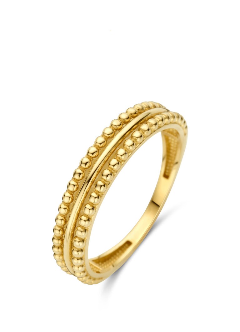 Anello Jackie Crown in oro giallo 14 carati