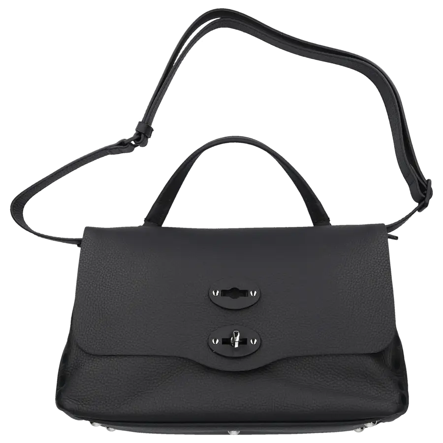Zanellato - Handtasche POSTINA S Kalbsleder - schwarz