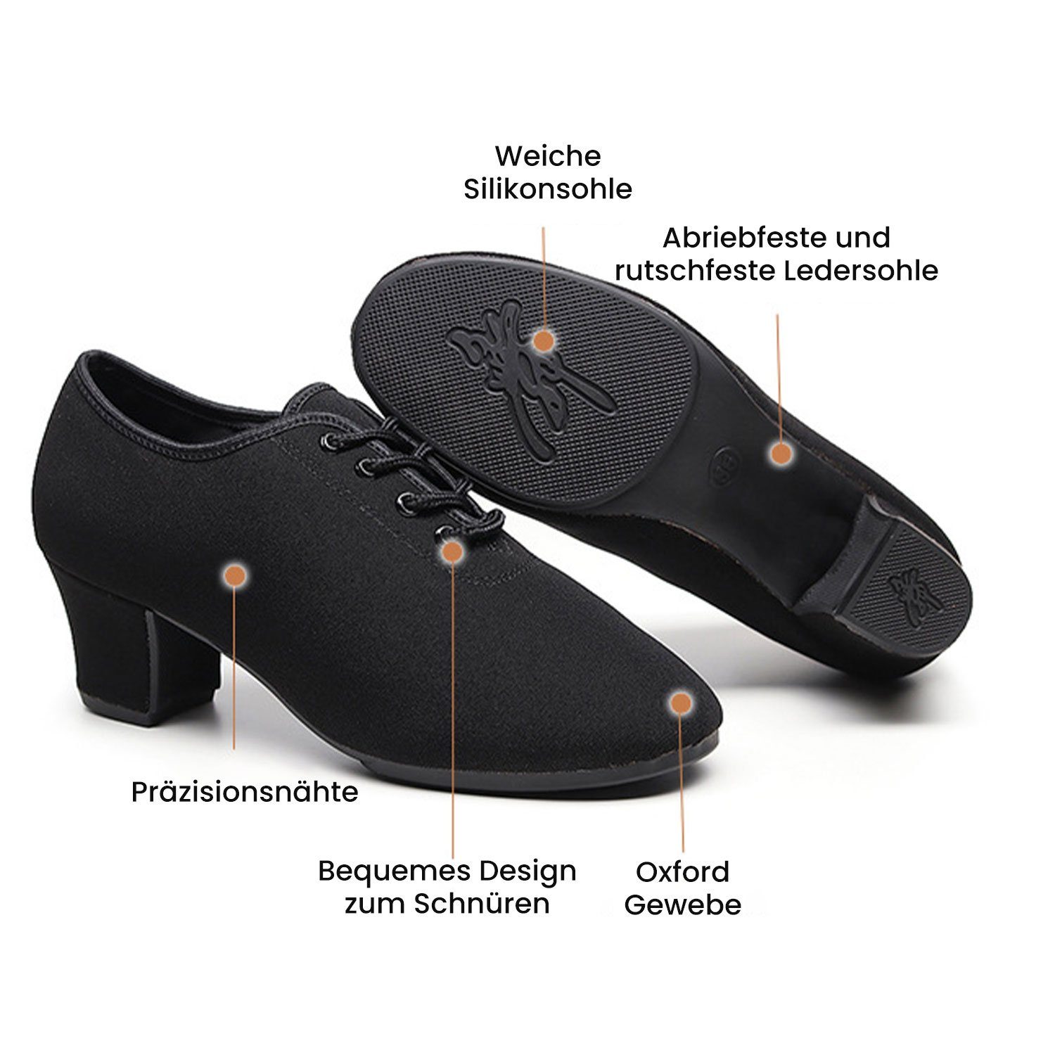 Daisred Tanzschuhe Moderne Elegant Ballettschuhe Damen Ballerinas Ballerina
