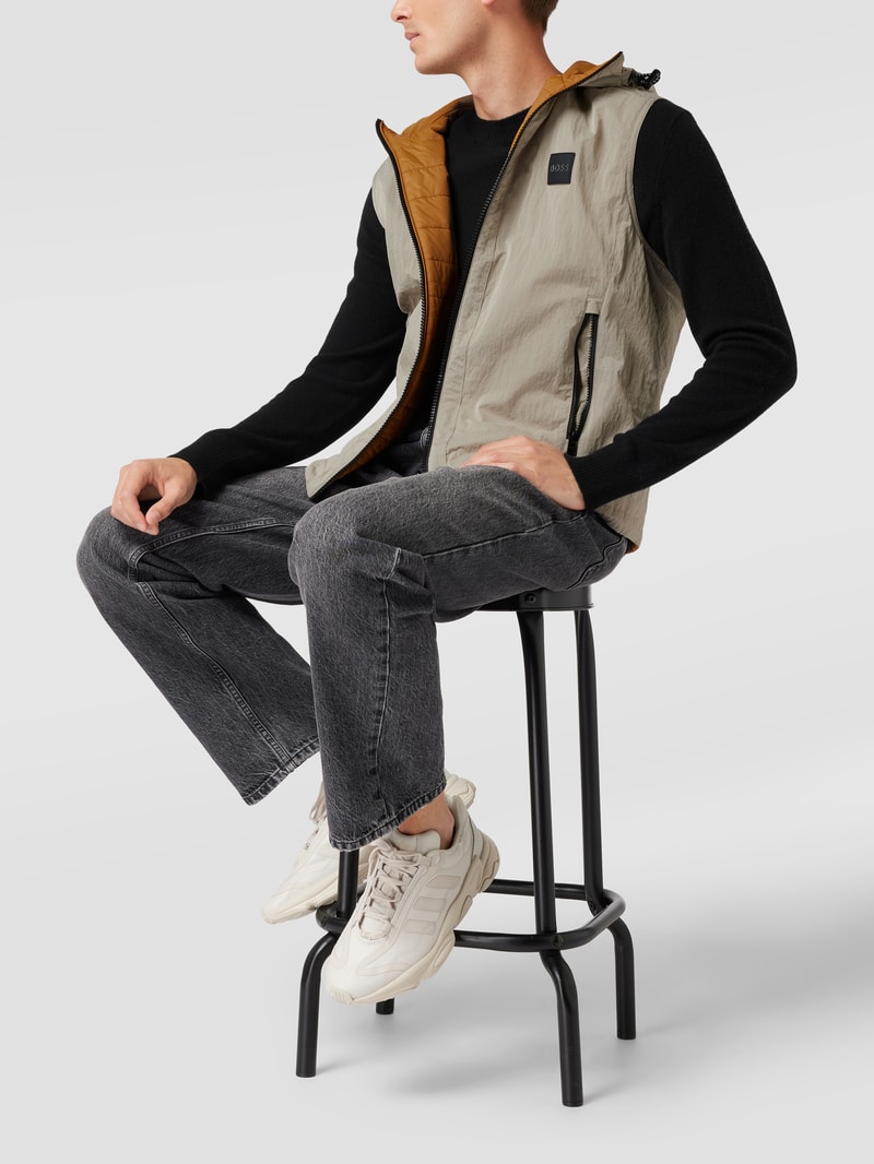 Steppweste mit Wendefunktion Modell 'Camilo' in offwhite