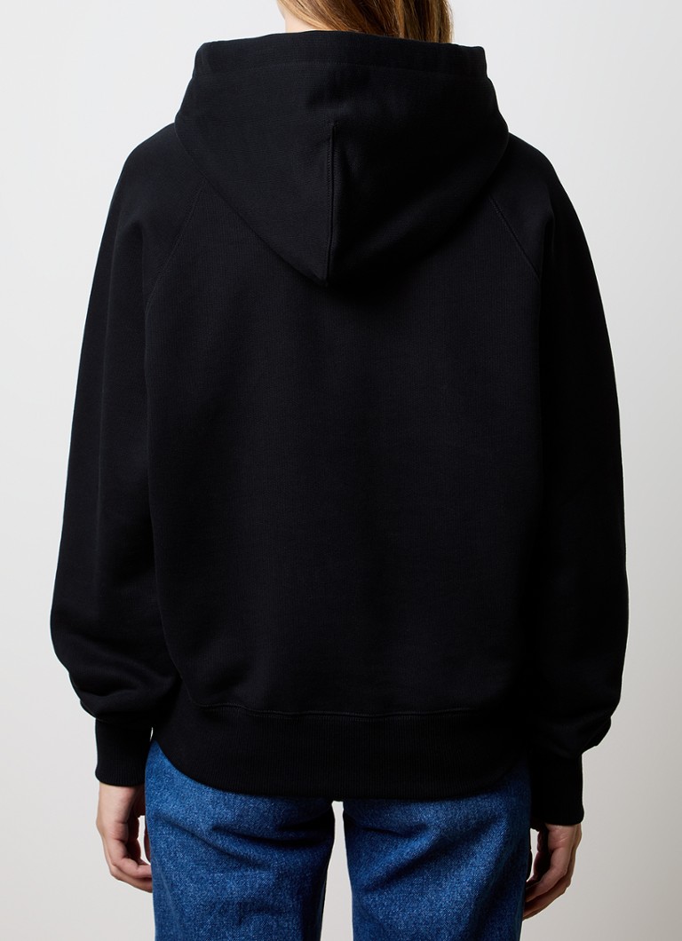 AMI Paris organic cotton hoodie with logo