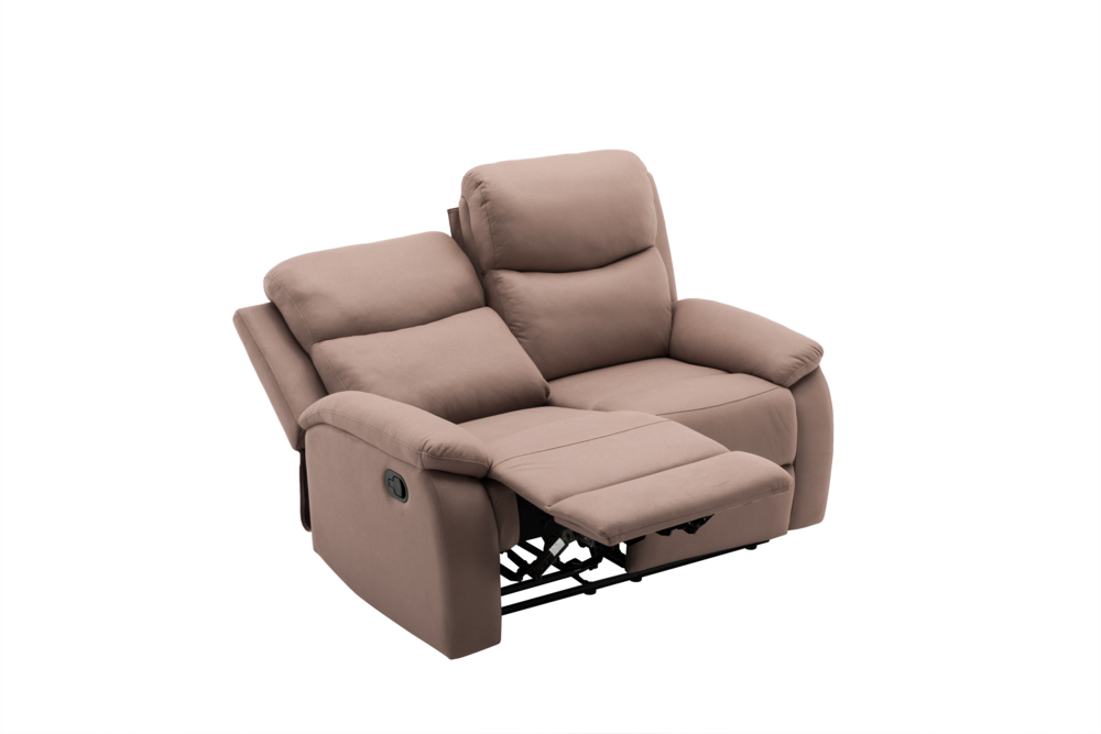 Happy Home Happy Home Polstergarnitur 3tlg. Relaxsofa Set mit 5 Relaxfunktionen braun