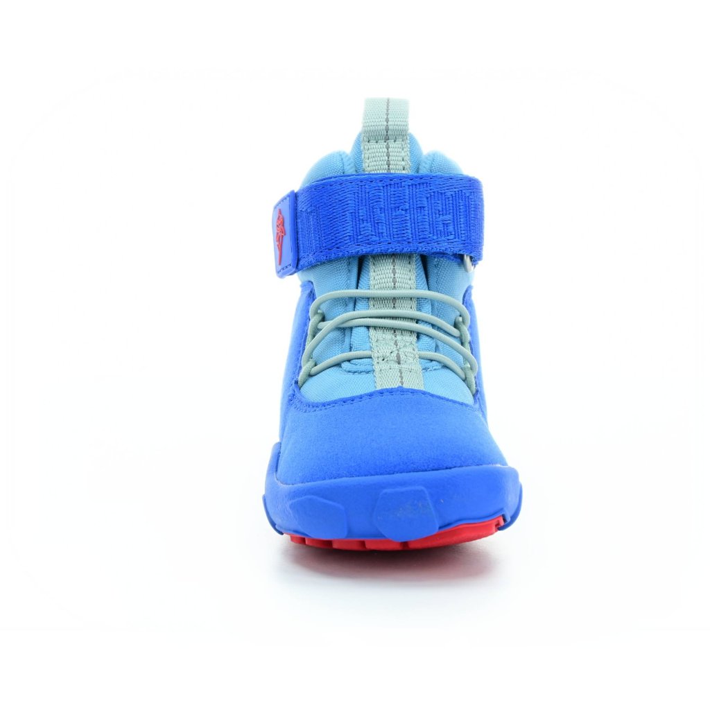 Affenzahn Lauflerner Vegan Warmy Hai Blau Winterbarfußschuhe