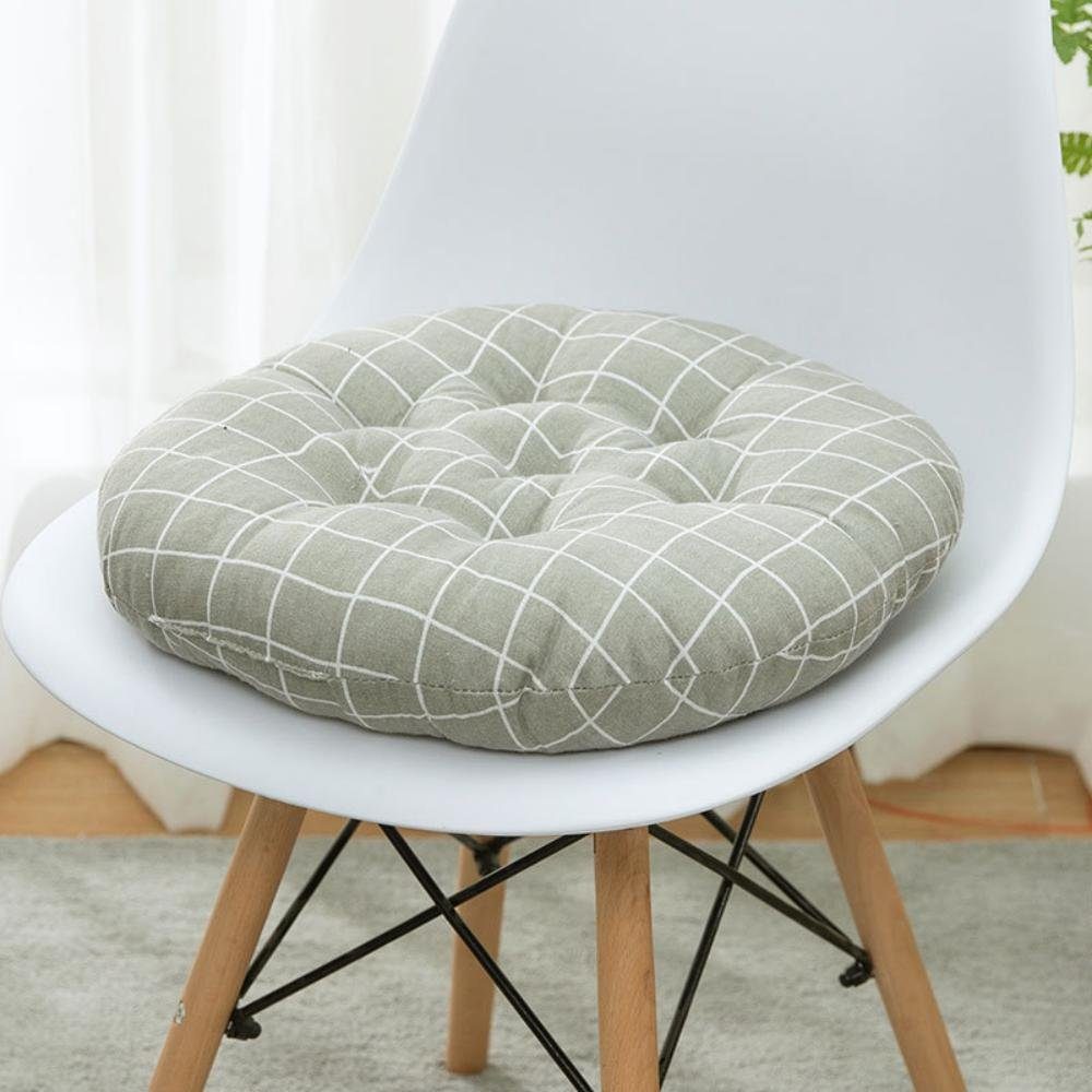 Blusmart Sitzkissen 40*40cm45*45cm50*50cm Stuhlkissen rund, Sofakissen, Tisch- und Stuhlauflagen für den Innen- und Außenbereich