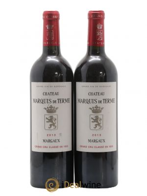 Château Marquis de Terme 4ème Grand Cru Classé  2013 - Lot de 2 Bouteilles