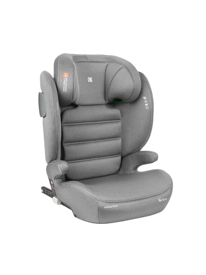Kikkaboo Kindersitz i-Track i-Size in grau günstig kaufen onesize