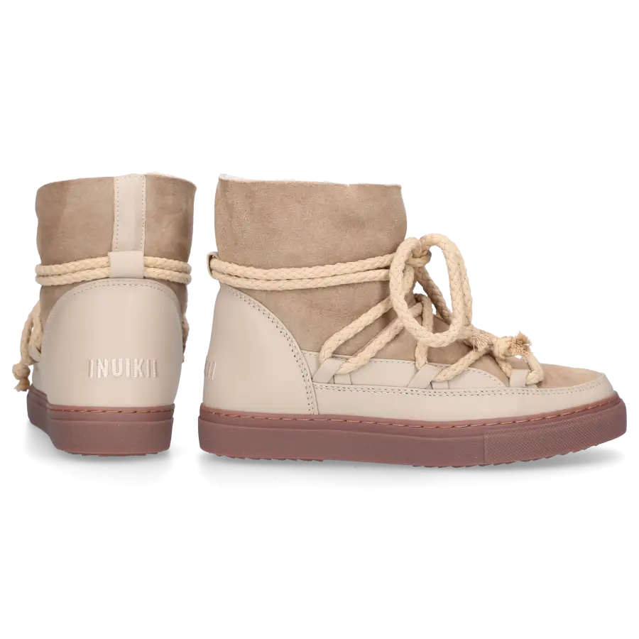 INUIKII - Snowboots CLASSIC Veloursleder - beige