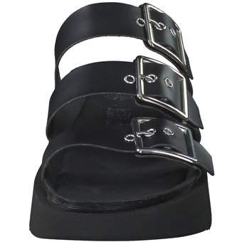 Genuins Cristi Napa Vegan Pantolette in schwarz