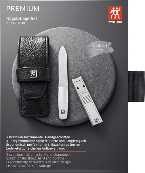 ZWILLING Beauty Premium Nagelpflege-Set - black Maniküre-Set