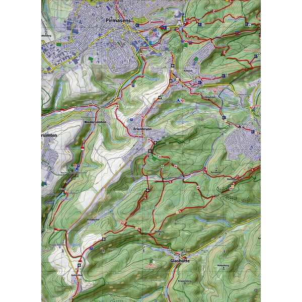 Pfälzerwald 7. Blatt 40-544, 1 : 25 000 - Wanderkarte
