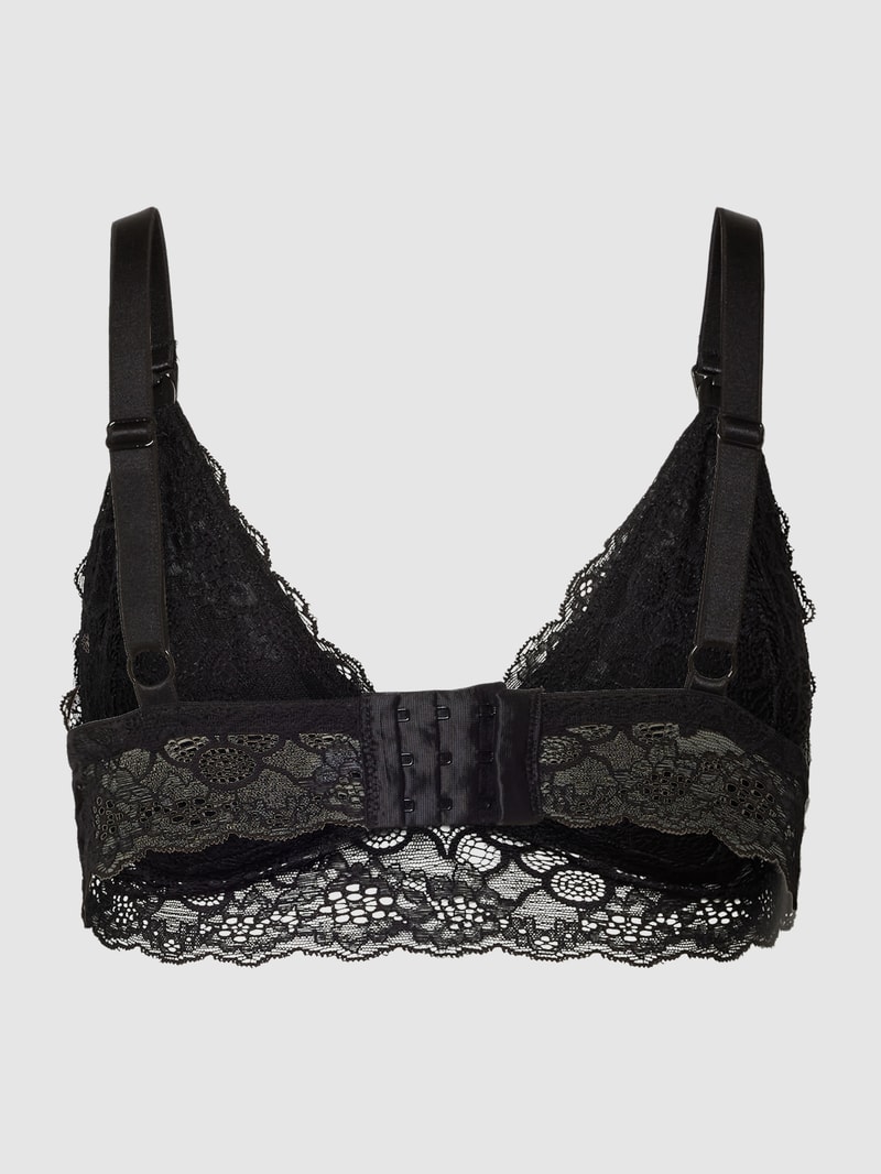 Still-BH mit Spitzenbesatz Modell 'SIDSEL' in schwarz