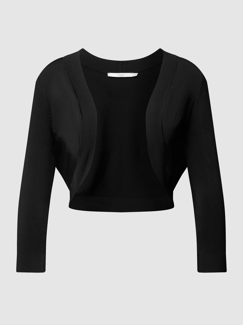 Bolero mit Schalkragen in schwarz