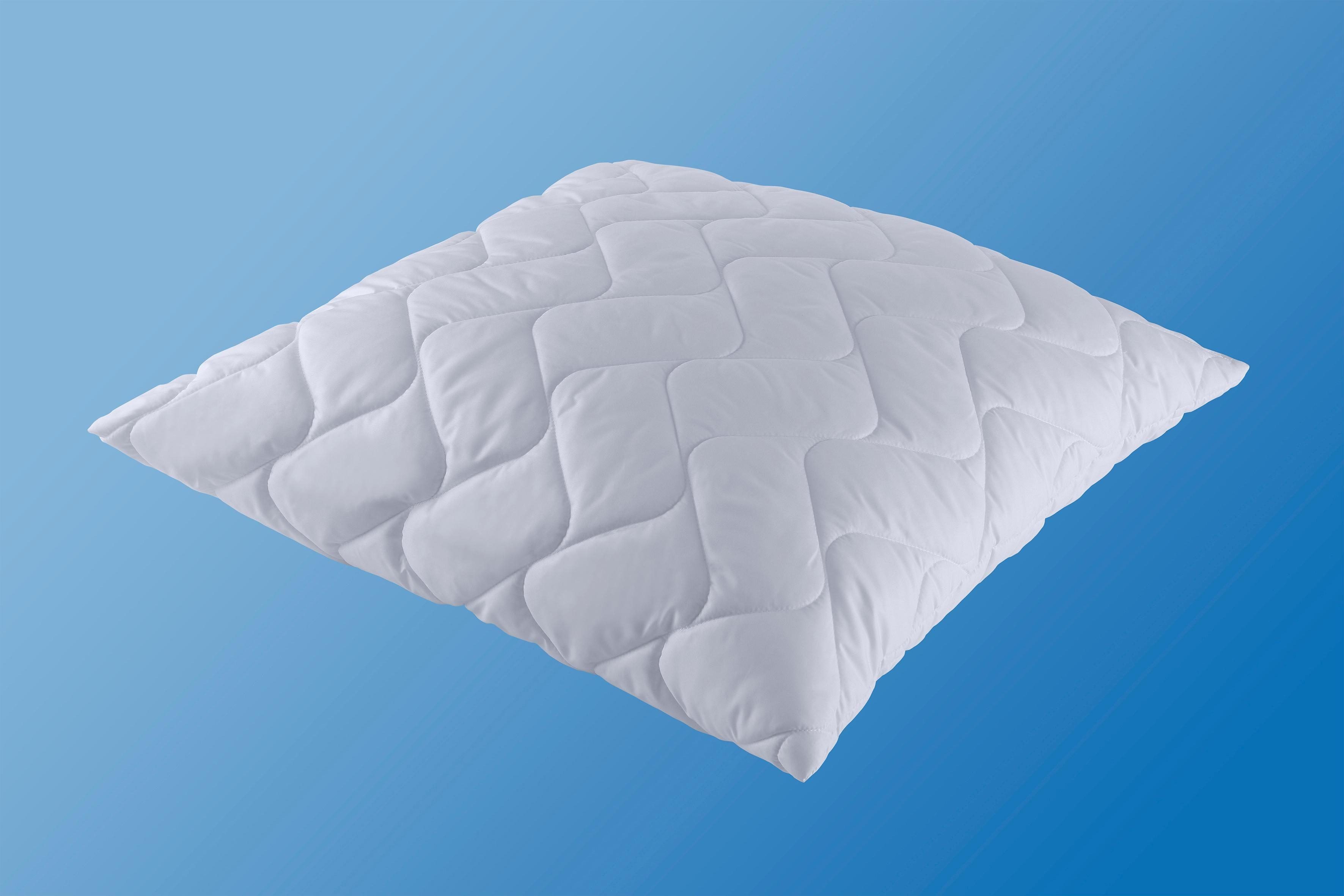 Microfaserbettdecke + Kopfkissen, Bettwaren-Set in 135x200 cm, für Sommer oder 4-Jahreszeiten, f.a.n. Schlafkomfort, Füllung: Faserbällchen (Kopfkissen), Bezug: Microfaser