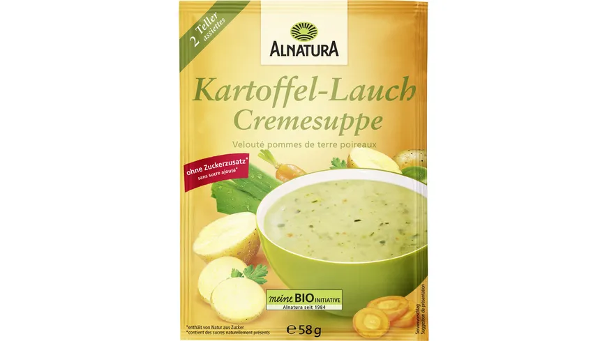 Alnatura Bio Kartoffel-Lauch-Suppe 58 g