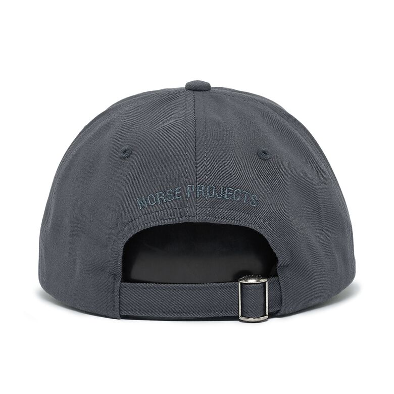 Norse Projects Felt N Twill Sports Cap magnet grey