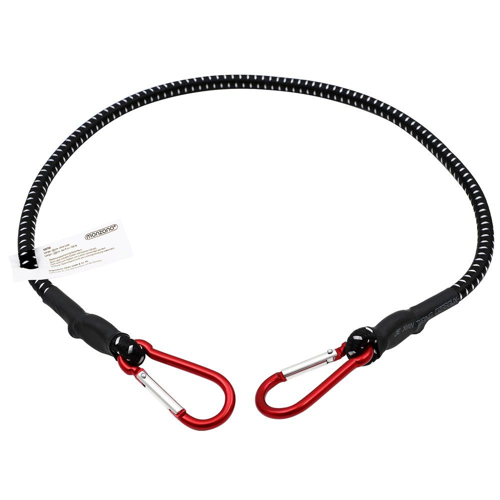 Deuba Spanngurt Deuba (2-St) 2x Gepäckspanner 100 cm stabile Karabinerhaken witterungsbeständig