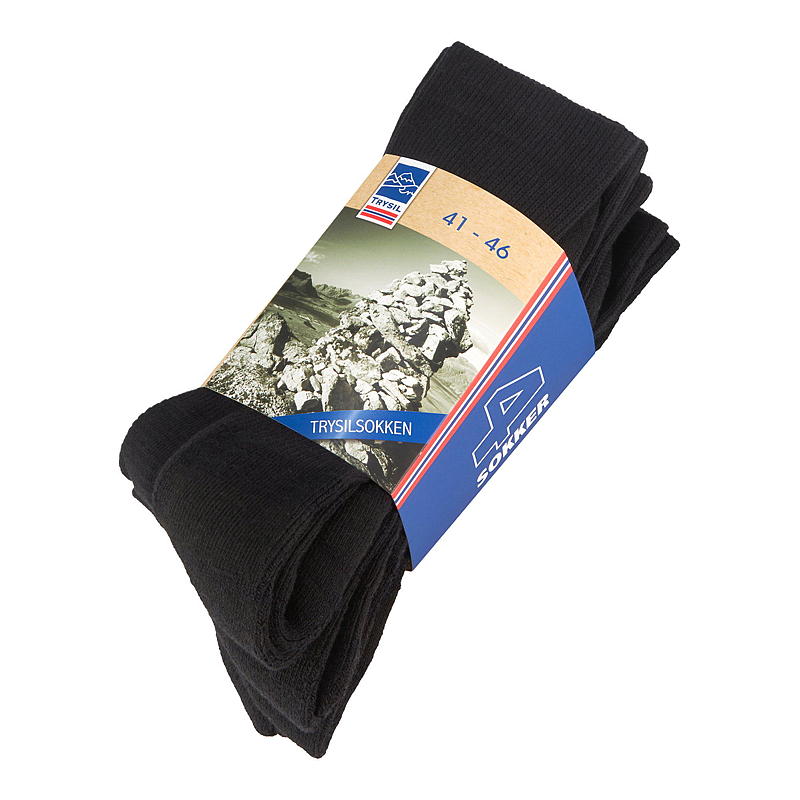 Trysil Trysilsokk 4-pk str 41/46 God og Varm