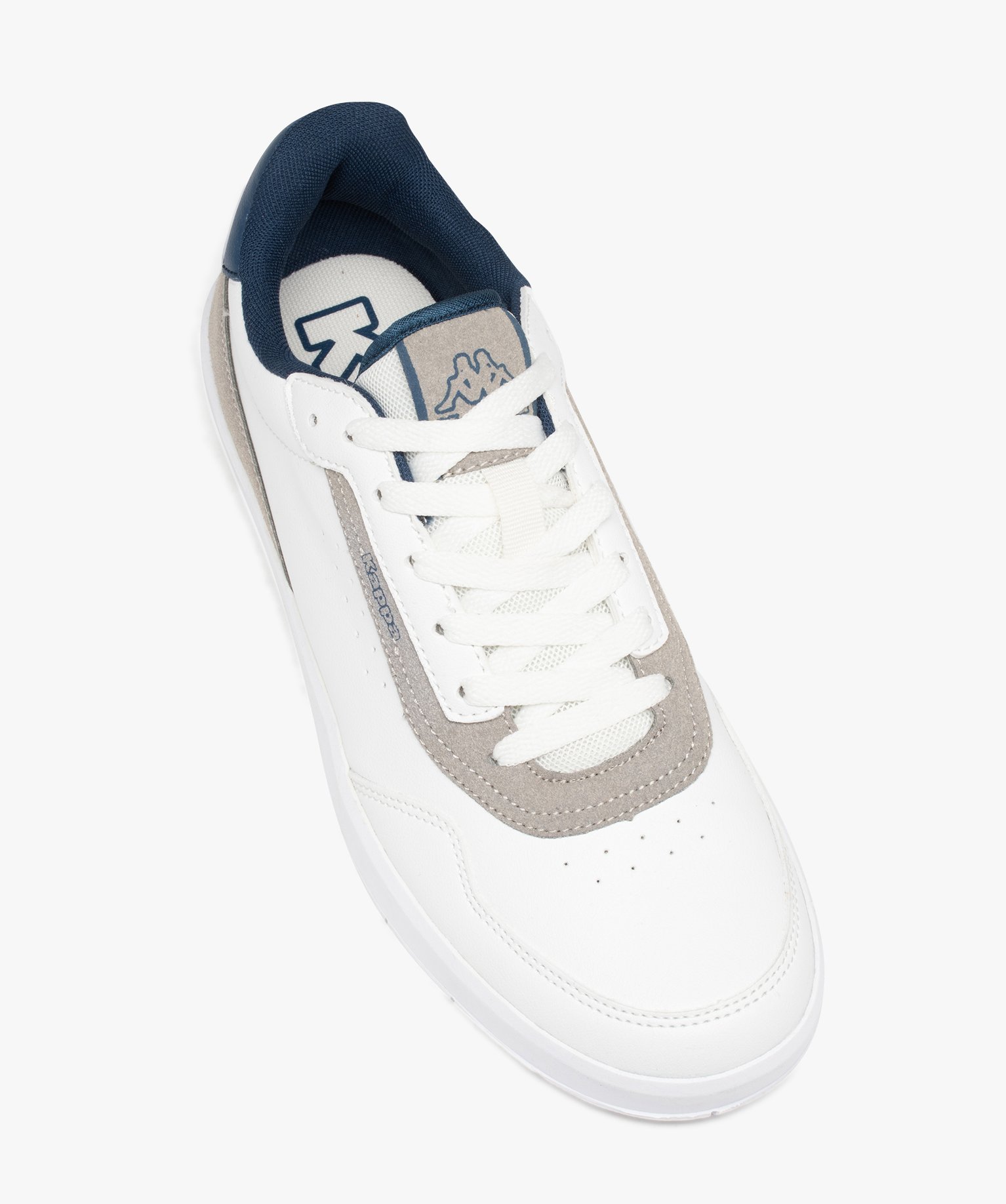 Baskets homme style rétro à lacets - Kappa blanc | GEMO