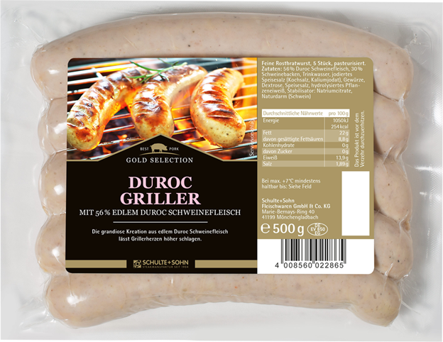 Schulte+Sohn Duroc Griller