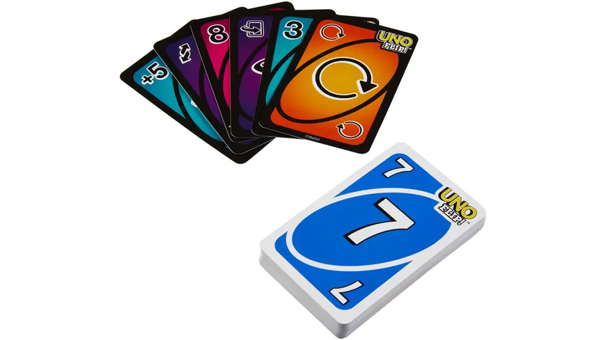 Mattel Games UNO Flip, Kartenspiel, Gesellschaftsspiel, Familienspiel, Kinderspiel