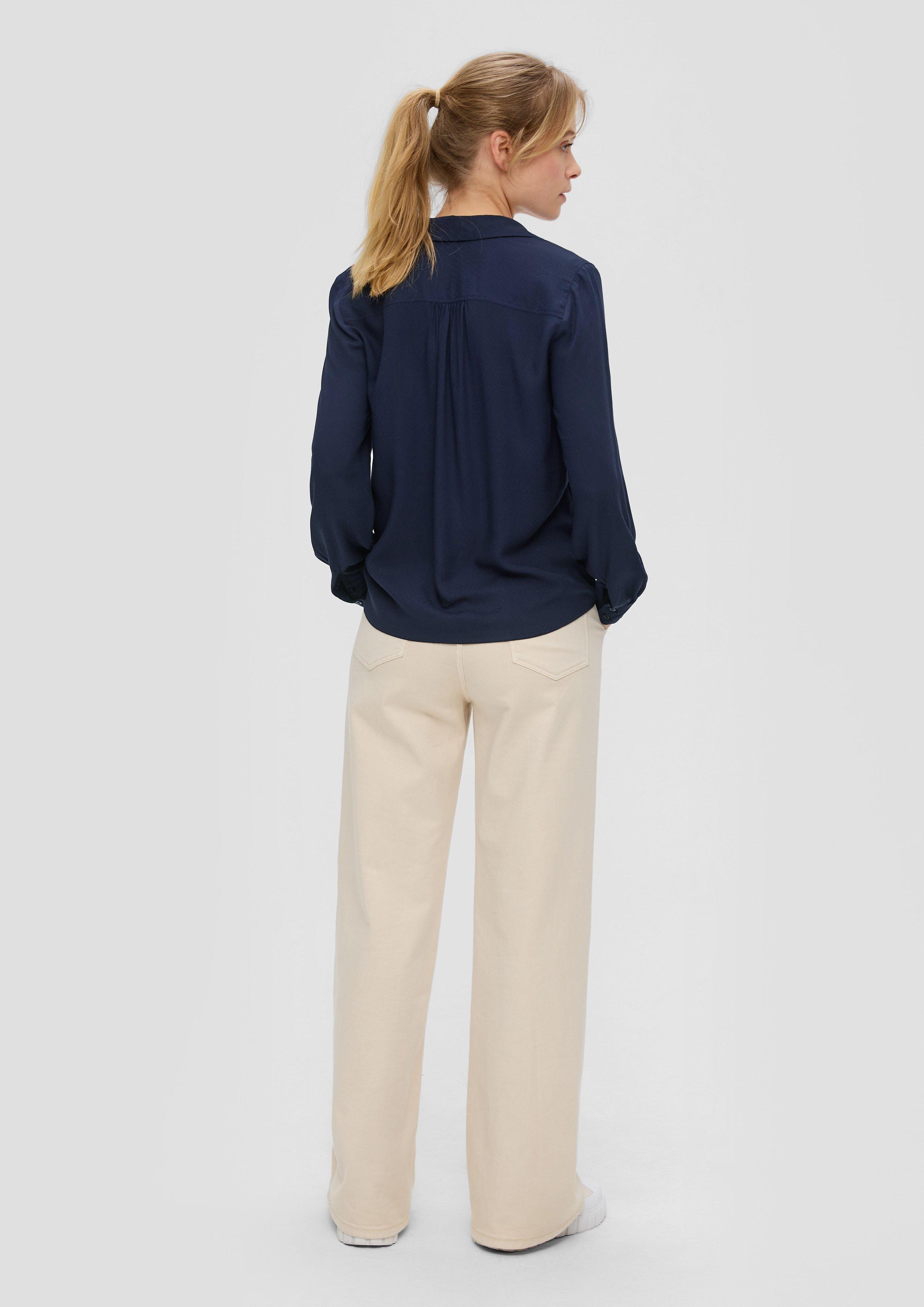 Viskosebluse mit V-Ausschnitt  2145123-5959