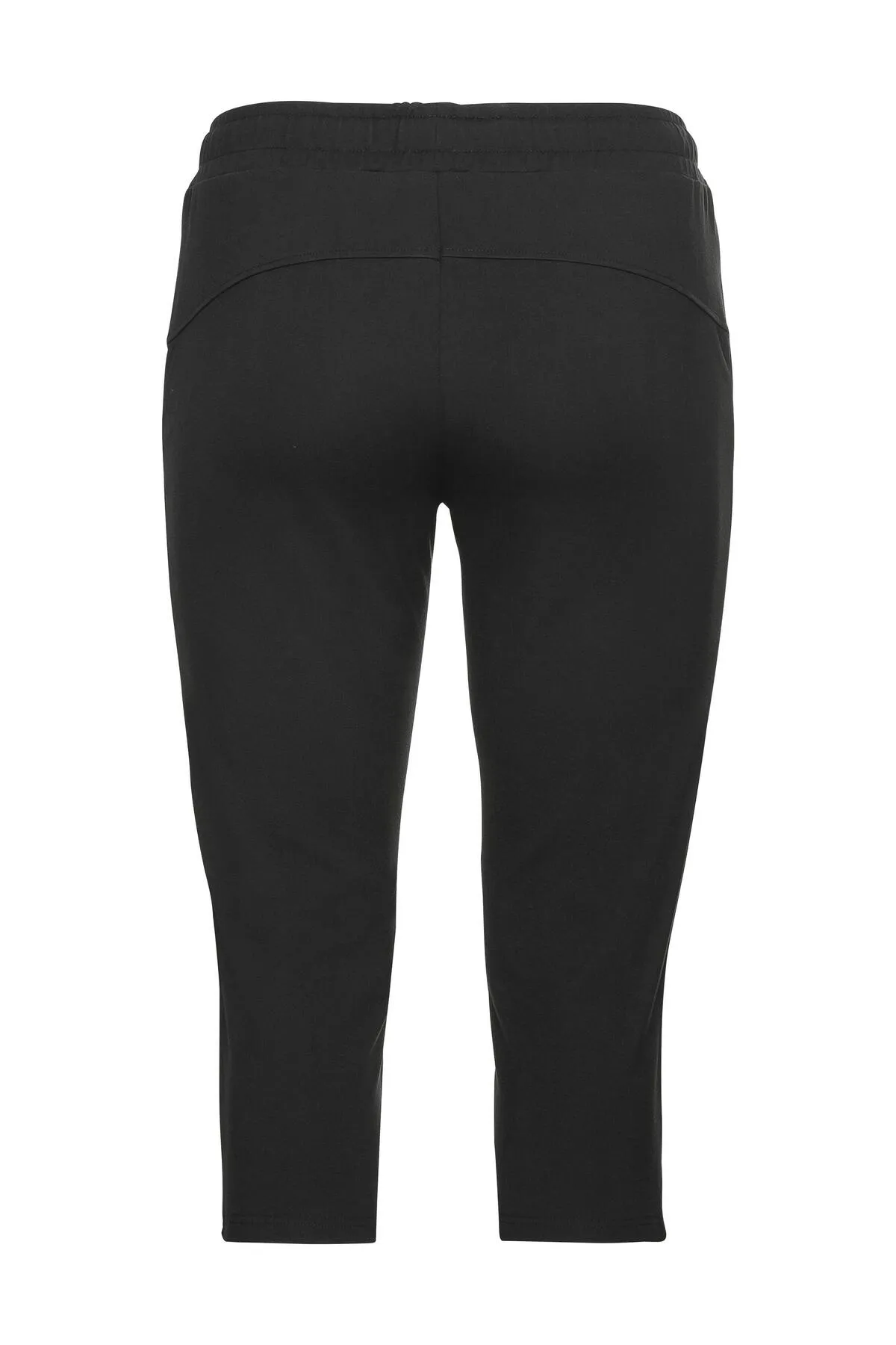 Sheego  Kurze Sporthose - Schwarz - Mittlerer Bund