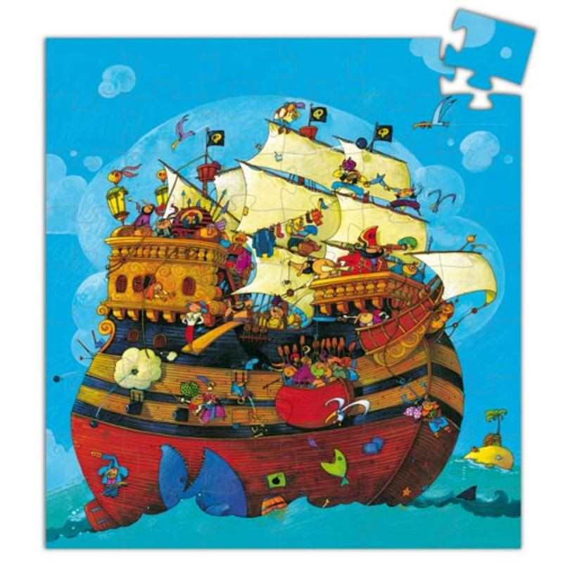 Puzzle Le bateau de Barberousse 54 pièces Djeco
