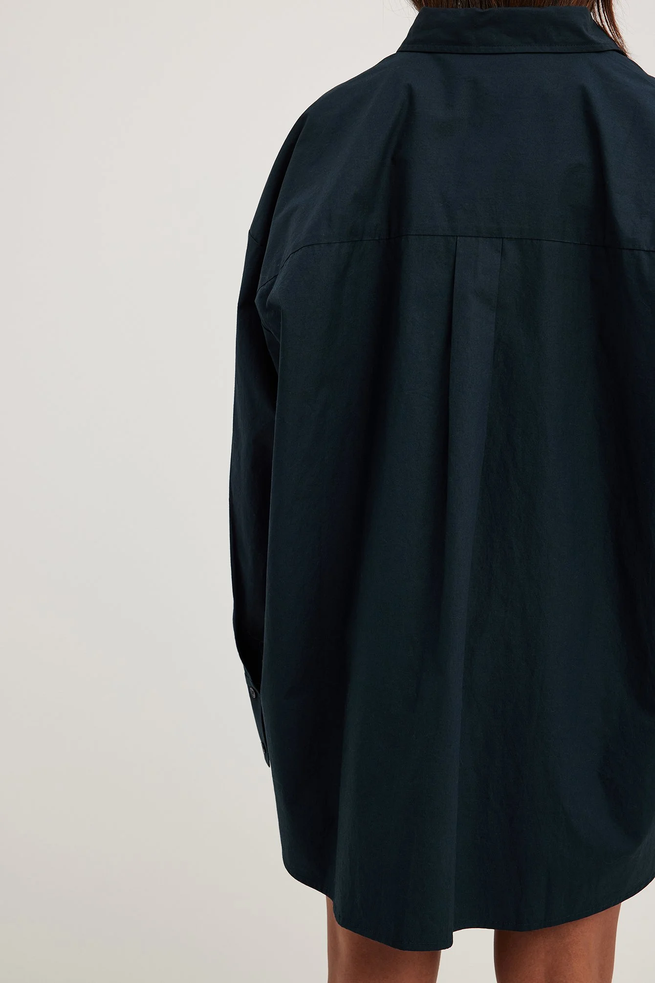 Schweres Oversize-Baumwollhemd