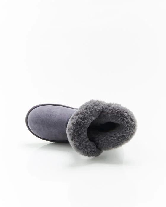Chaussons bottines imitation fourrure Thermolactyl