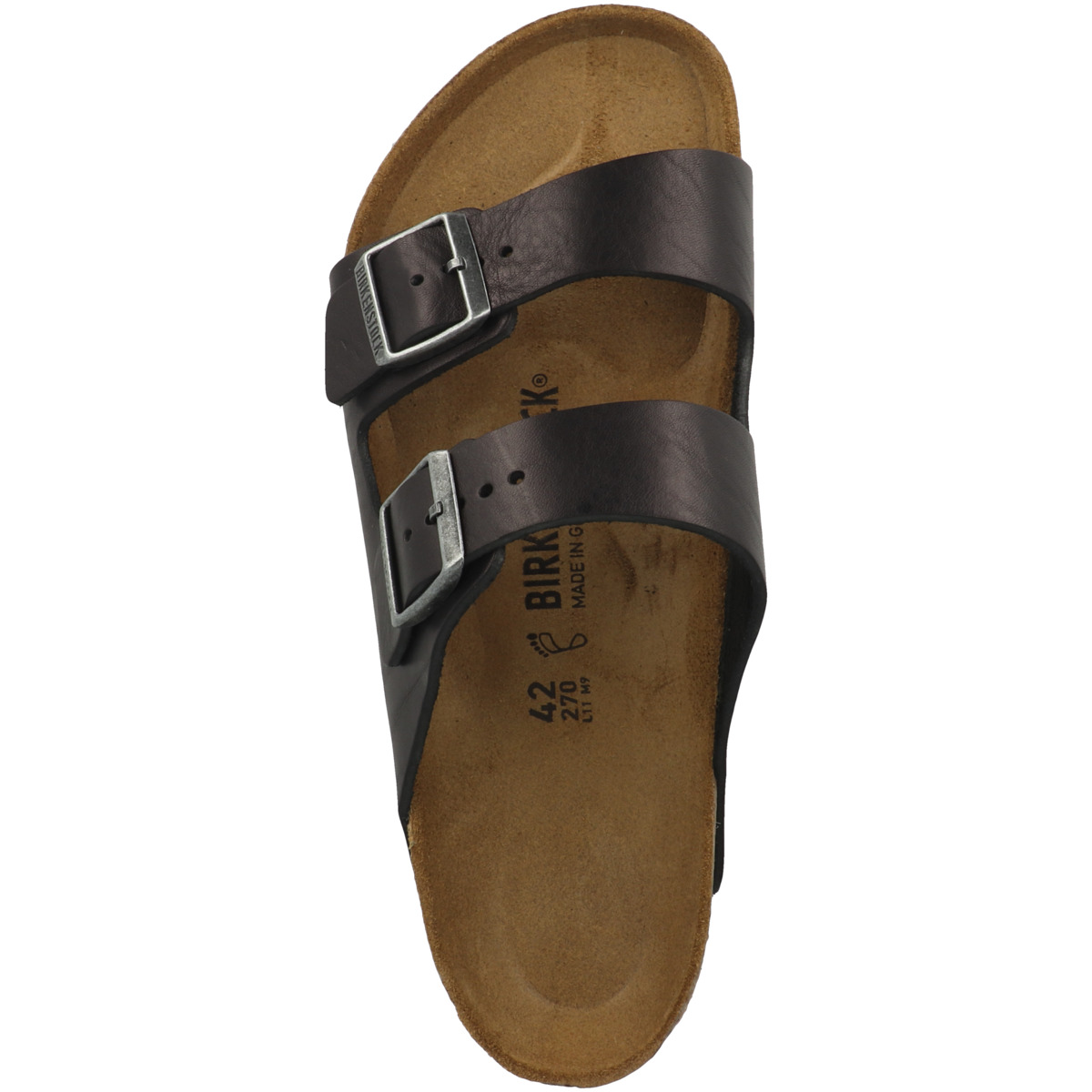 Birkenstock Arizona Naturleder Normal Sandale schwarz