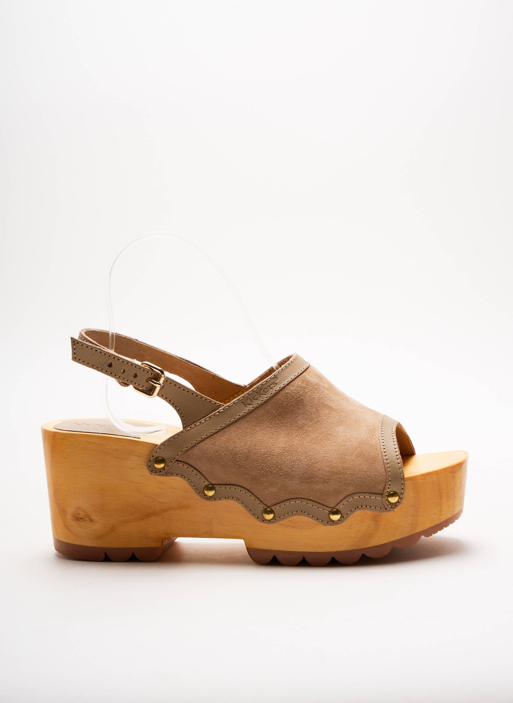 Kickers Sandales Nu Pieds Femme couleur beige