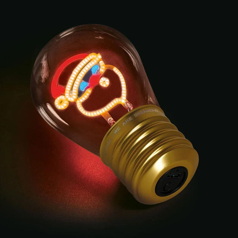 Lámpara de mesa con forma de bombilla - Bulb Fiction