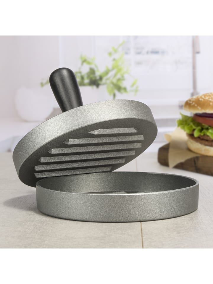 Chefware Burgerpresse in Silber - (H)8,5 x Ø 12 cm günstig kaufen onesize