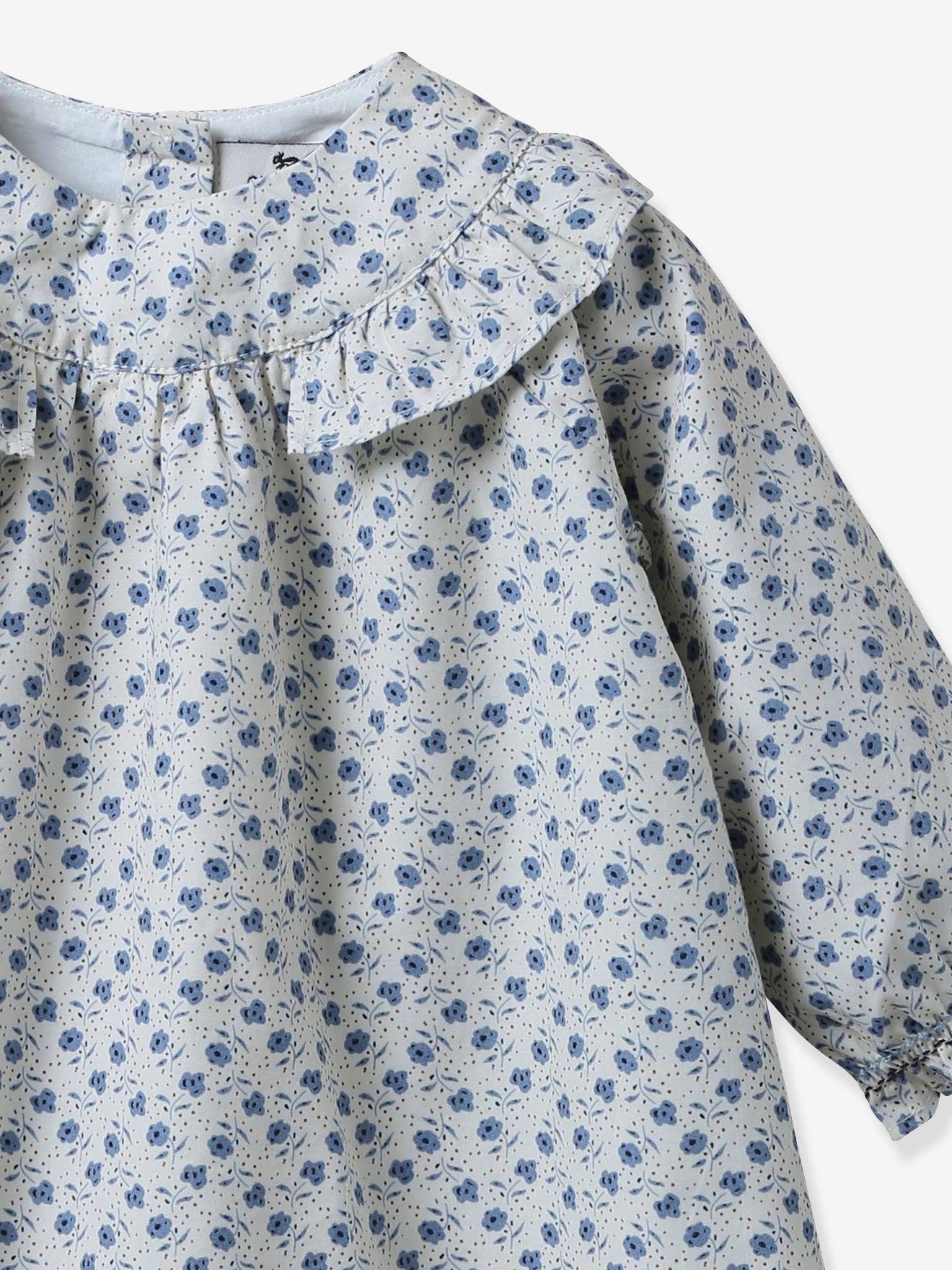 Cyrillus Baby Kleid CYRILLUS - weiß bedruckt