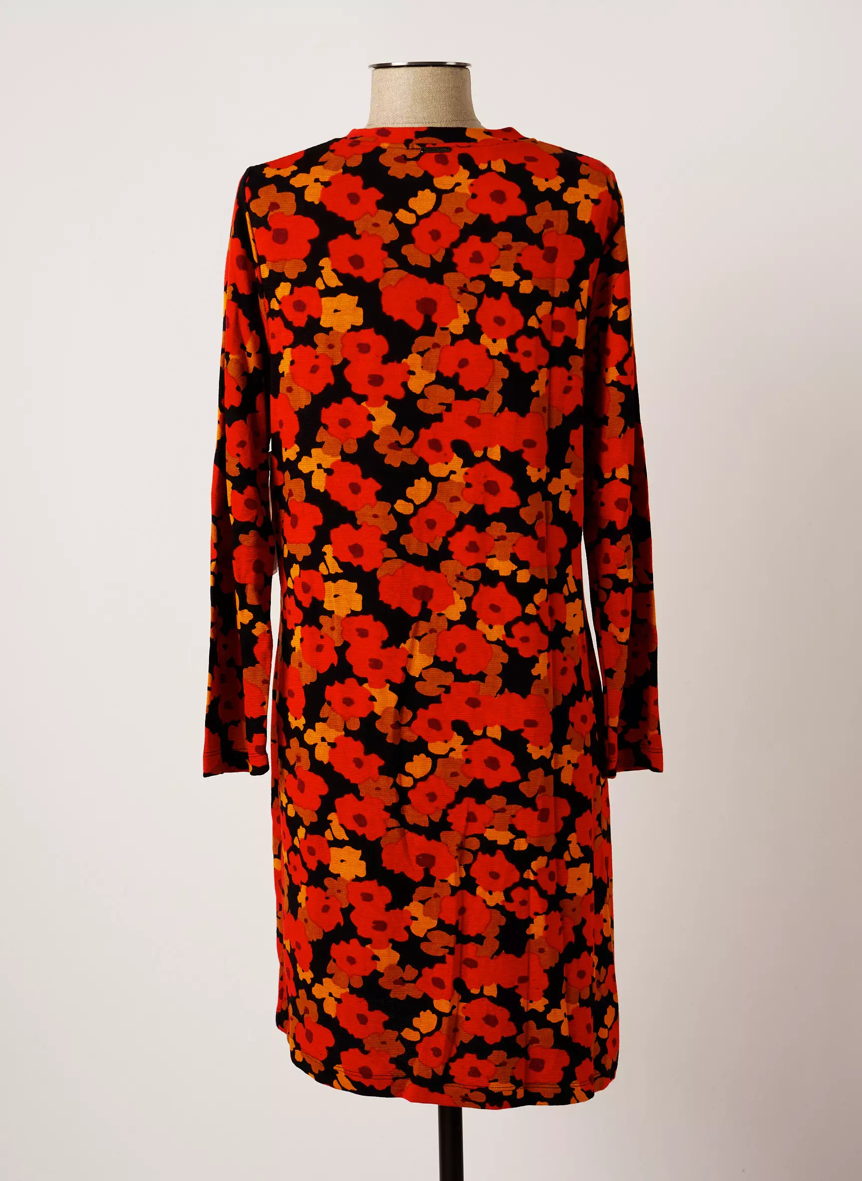 Agathe   Louise Robes Mi Longues Femme couleur orange