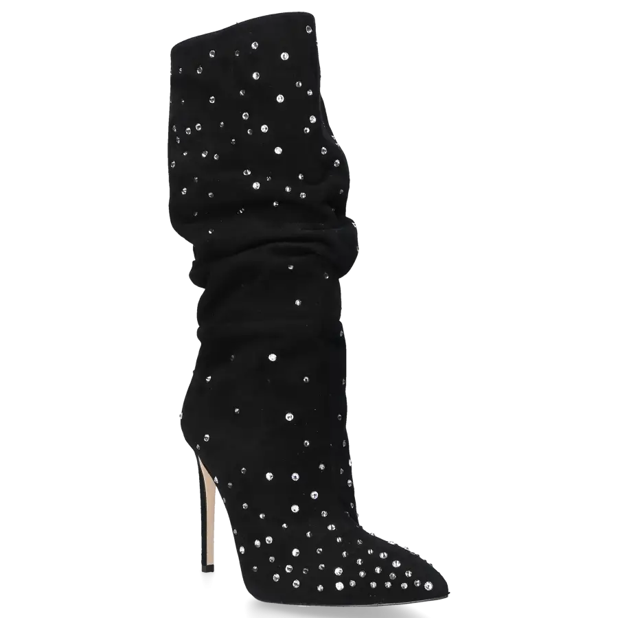 Paris Texas - Stiefel HOLLY SLOUCHY 85 Strass - schwarz
