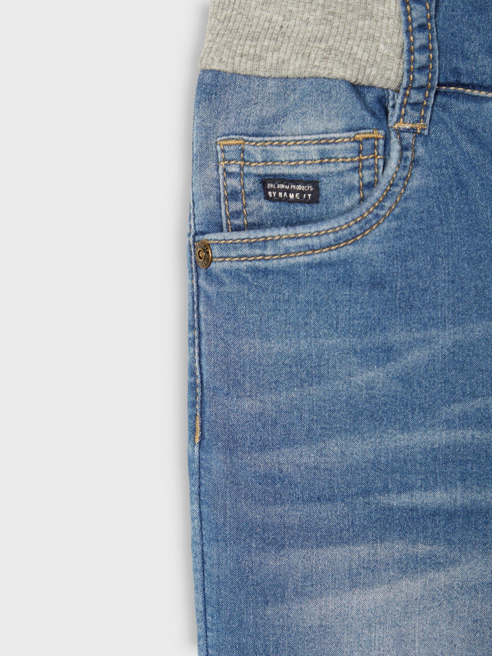 Name It 5-Pocket-Jeans Name It Jungen Baggy Jeanshose mit Kordelzug