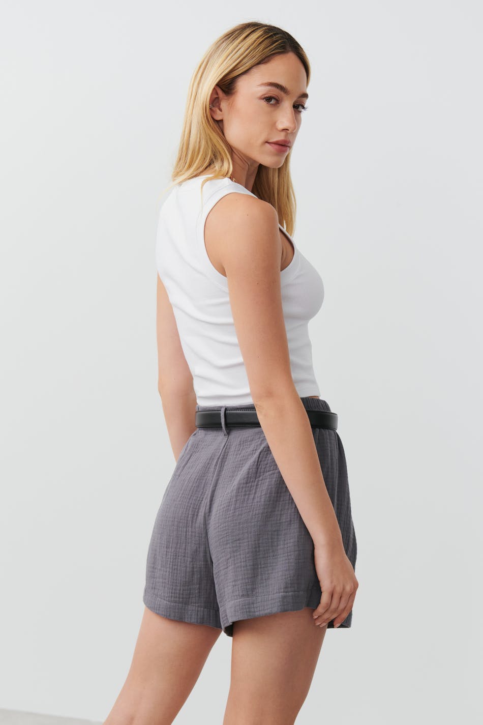 Lunia gauze shorts