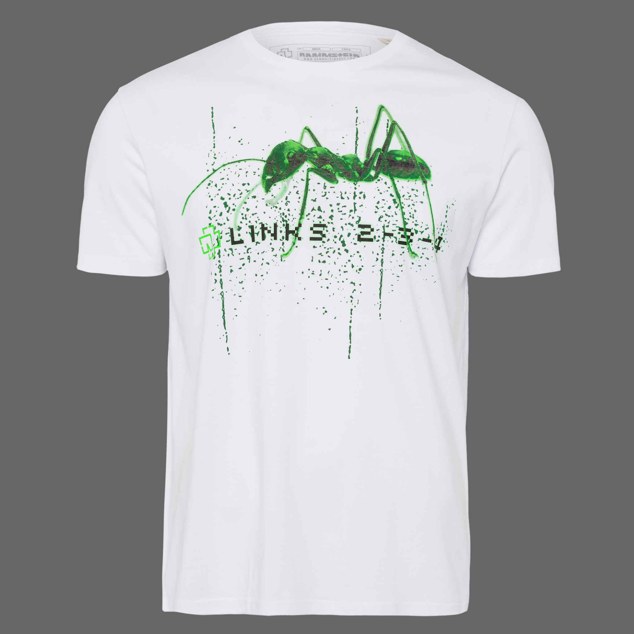 T-Shirt ”Links 2-3-4” *weiß*
