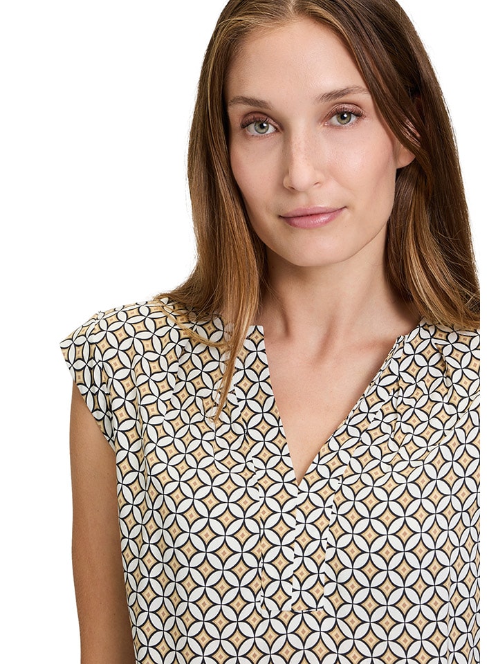 CARTOON Kleid in Weiß/ Gelb günstig kaufen