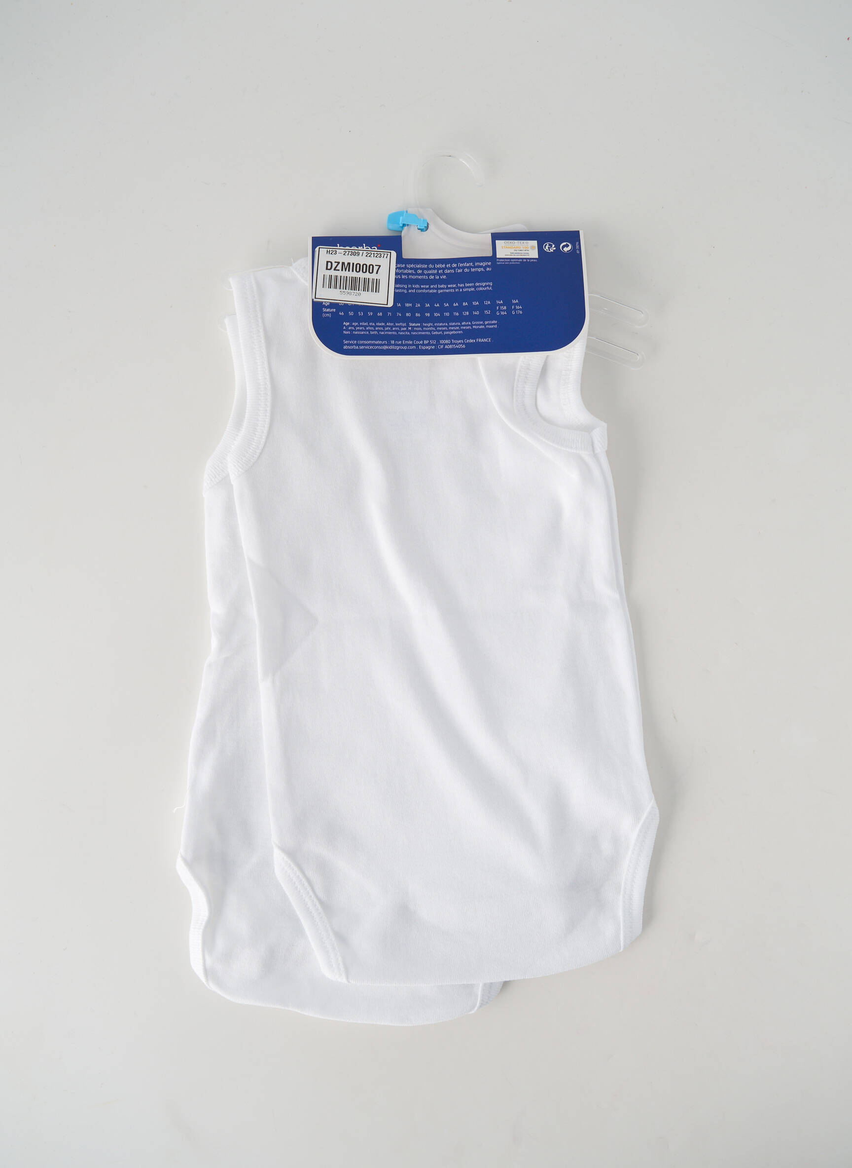 Absorba Body 1 Enfant couleur blanc